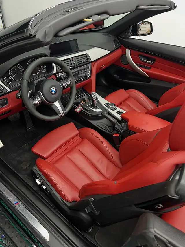 BMW F33 44Oi Interior Red